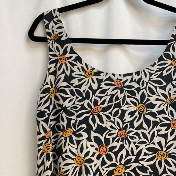 Vintage‎ Floral Silk Dress by Mary Jo Bruno - Picture 2 of 5